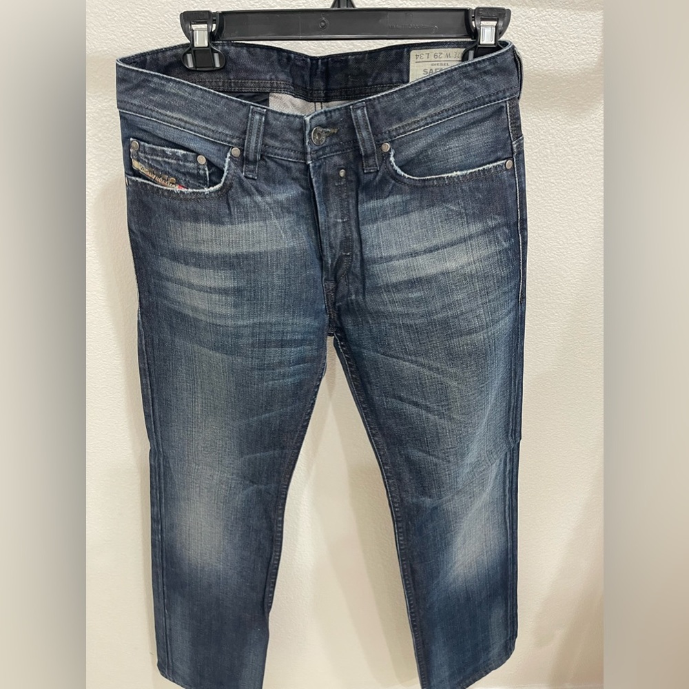 Diesel jeans; heavy weight. Great condition. 29x30 (hemmed from original 34)